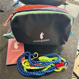 New w/ tags Cotopaxi 💙💚🩵❤️ Nido Accessory Bag Zipper Pouch with shoulder straps